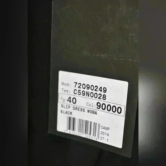 NWT FW14 BELSTAFF Black Satin Poly Bustier Mini Cocktail Dress 40EU Small Italy - Picture 5 of 11